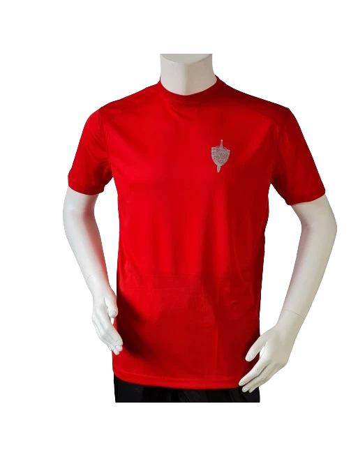 Lancer Løbetrøje med Slesvigske Fodregiment - reflekstryk, Rød