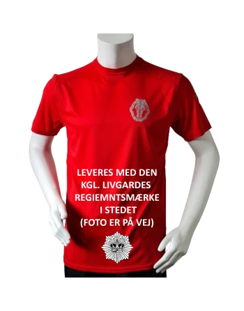 Lancer Løbetrøje med Den Kgl. Livgarde - reflekstryk, Rød