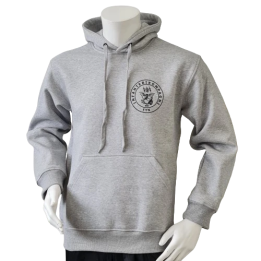 Lancer - Hoodie, grå med INFANTERIKOMPAGNI FYN tryk på ryg