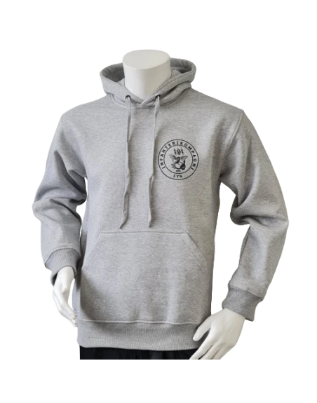 Lancer - Hoodie, grå med INFANTERIKOMPAGNI FYN tryk på ryg