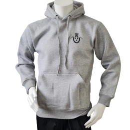 Lancer - Hoodie, grå med FLYVERHJEMMEVÆRNET tryk på ryg