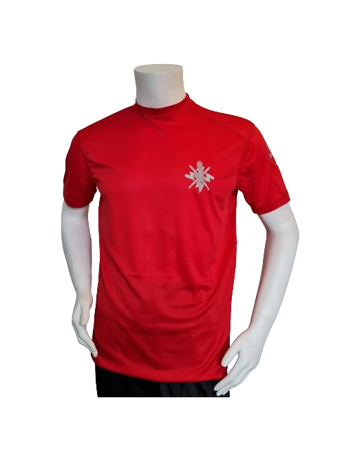 Lancer Løbetrøje med Føringsstøtteregimentet - reflekstryk, Rød