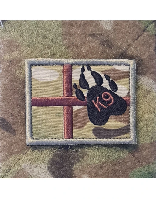 Dannebrog K9 Multicam, big on velcro