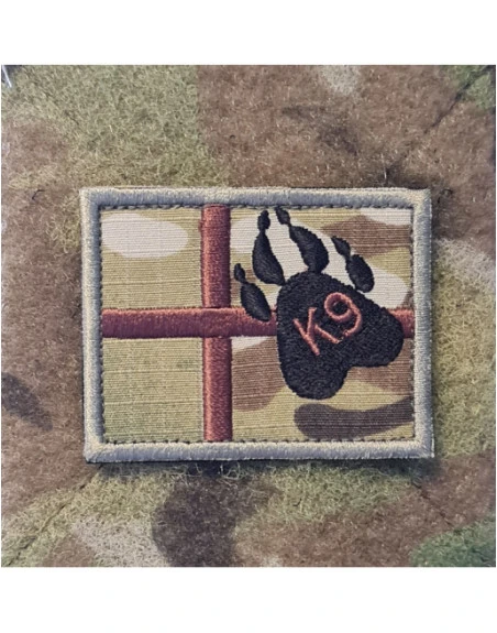 Dannebrog K9, MultiCam stor med velcro