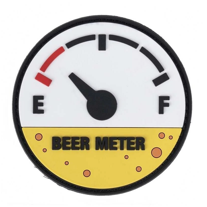 Beer-Meter, 3D PVC Patch