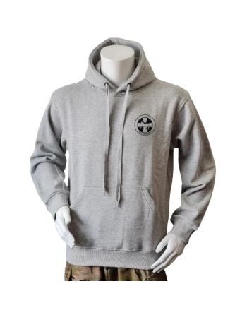 Lancer Hoodie med Hjemmeværnskompagni Horsens, tryk på ryg