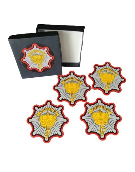4 pcs. PVC Coaster, Royal Guards