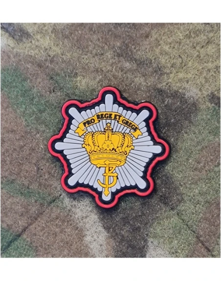 Den Kongelige Livgarde, sol, Lille PVC mærke på velcro