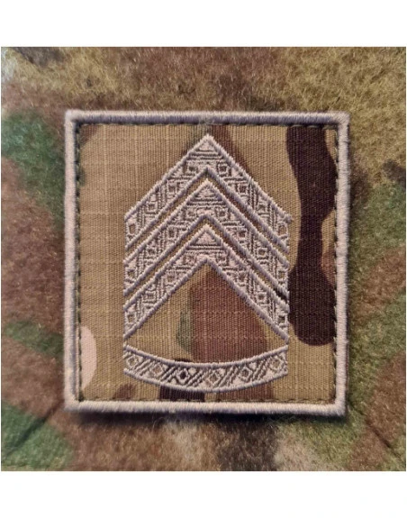 Rang Sergeant, MultiCam på Velcro