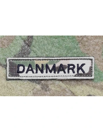 DANMARK - MultiCam/Sort på velcro