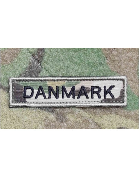 DANMARK - MultiCam/Sort på velcro