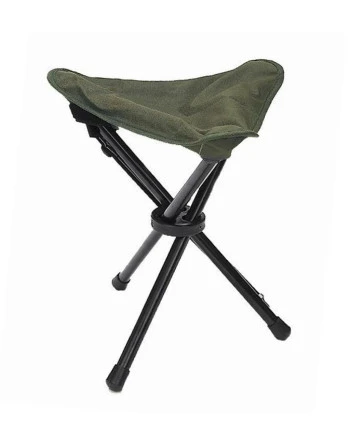 MIL-TEC - Lille trebenet klapstol, oliven