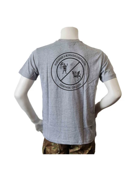 Lancer T-shirt, Grå med HVK Odense Dalum tryk på bryst