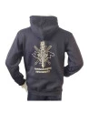 Lancer - Hoodie u/zip, FØRINGSSTØTTEREGIMENTET, Sort