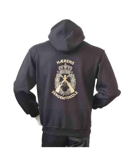 Lancer - Hoodie u/zip, HÆRENS SERGENTSKOLE, Sort