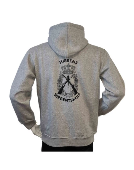 Lancer - Hoodie u/zip, HÆRENS SERGENTSKOLE, Grå