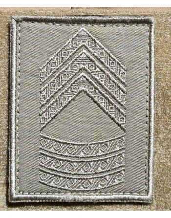 Gradstegn Seniorsergent, khaki på Velcro
