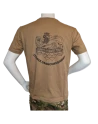 LANCER - T-shirt, MTS-Khaki m. Jydske Dragonregiments Regimentsmærke
