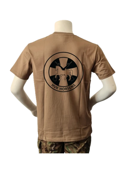 Lancer T-shirt med Hjemmeværnskompagni Horsens, tryk på bryst