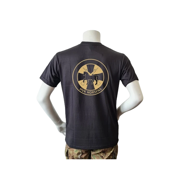 Lancer T-shirt med Hjemmeværnskompagni Horsens, tryk på bryst