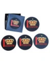 4 pcs. PVC Coaster, Royal Guards, 1st. Company