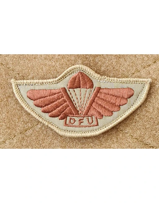 DFU Faldskærmsvinge, Brun/MTS-Khaki med velcro