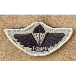 DFU Faldskærmsvinge, Sort/MTS-Khaki med velcro