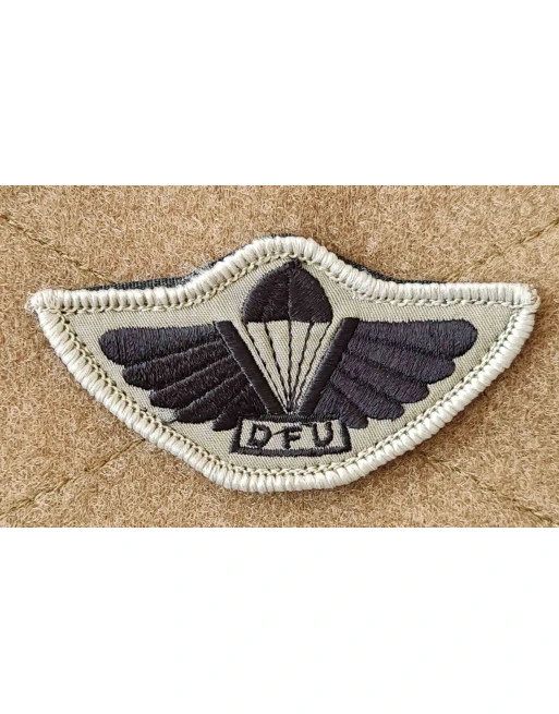 DFU Faldskærmsvinge, Sort/MTS-Khaki med velcro½