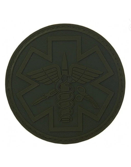 PATCH 3D PVC PARA MEDIC GREEN