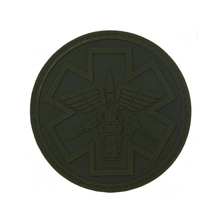 PATCH 3D PVC PARA MEDIC GREEN