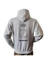 Lancer Hoodie med Søværnets Emblem trykt på ryg, Grå