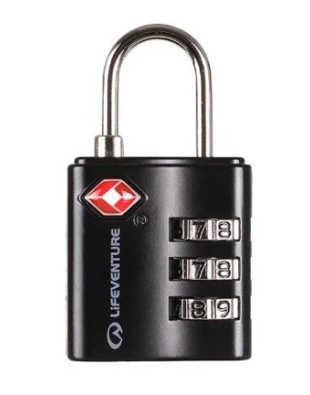 LifeVenture - TSA kombinationslås, Sort