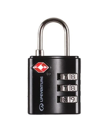 LifeVenture - TSA kombinationslås, Sort