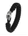 From Soldier To Soldier - Black bracelet, black FSTS silver lock