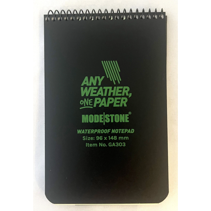 Modestone - Waterproof Taktisk Notebook with Glowpad, Leg pocket size