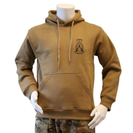 Lancer - Hoodie, MTS-Khaki med HÆRENS SERGENTSKOLE tryk på ryg