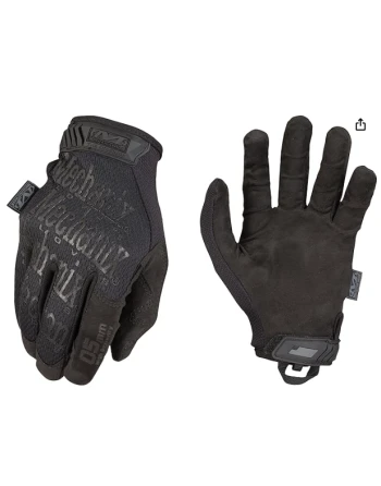 Mechanix Wear - Original 0.5mm High Dexterity Covert Tactical Gloves (XX-Large, Black)