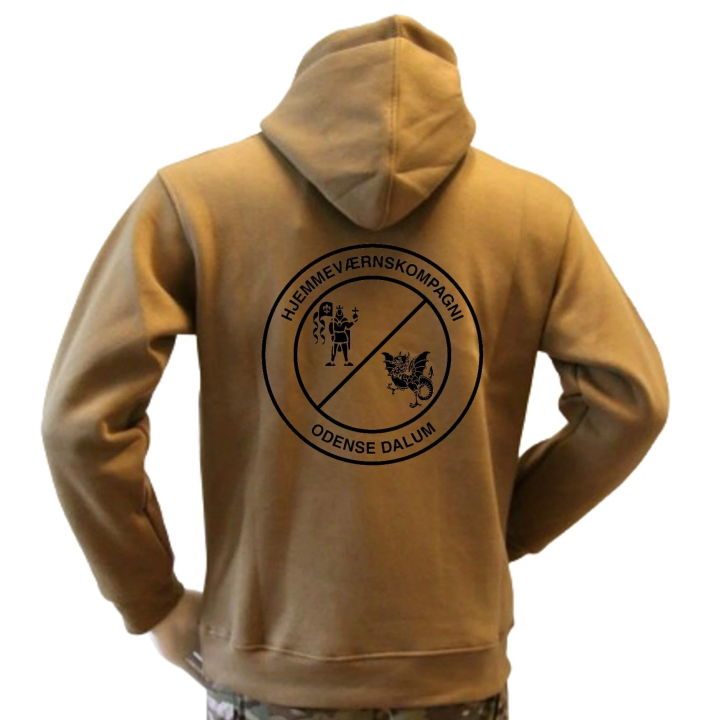 Lancer Hoodie, Coyote med HVK Odense Dalum tryk på ryg