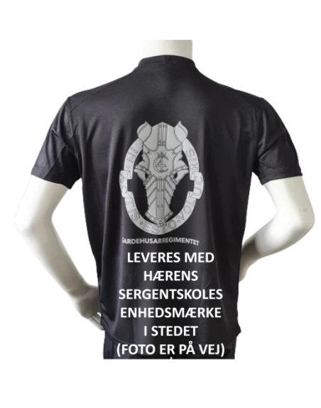 Lancer Løbetrøje med Hærens Sergentskole - reflekstryk, Sort