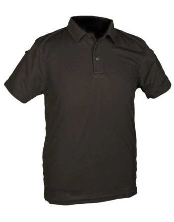 MIL-TEC - Tactical Polo Shirt, Sort