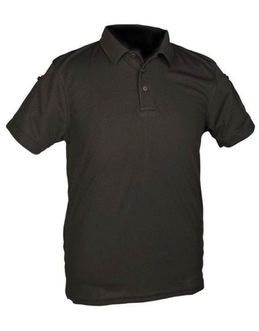 MIL-TEC - Tactical Polo Shirt, Sort