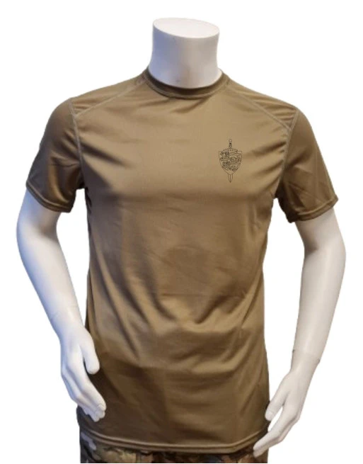 XGO T-shirt, TAN-499 med Slesvigske Fodregiment, tryk på bryst
