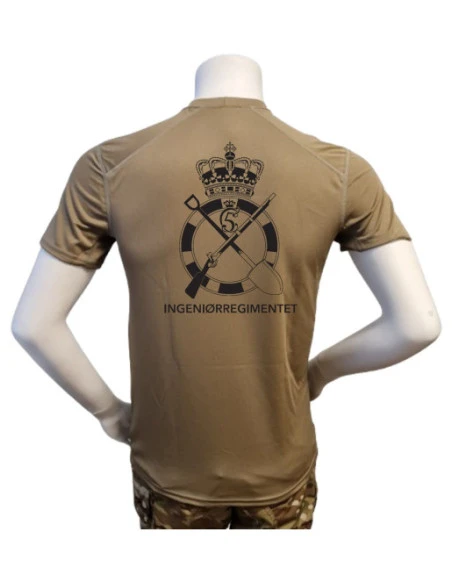 XGO T-shirt, TAN-499 med Ingeniørregimentet, tryk på bryst