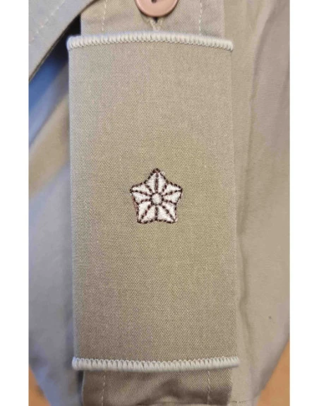 Gradstegn Sekondløjtnant, Khaki til strop