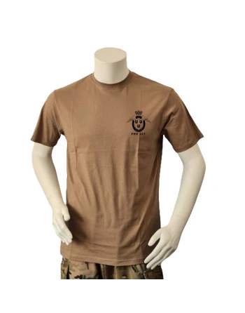 Lancer T-shirt med FHV221, tryk på bryst, MTS-Khaki
