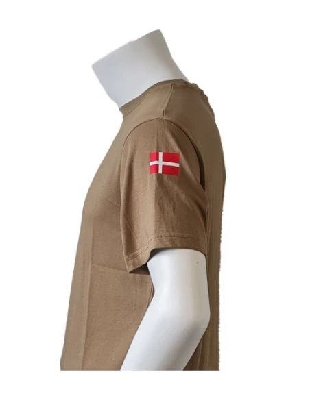 Lancer T-shirt med FHV 221, tryk på bryst, MTS-Khaki