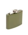 Pocket Flask, 4 oz, Olive