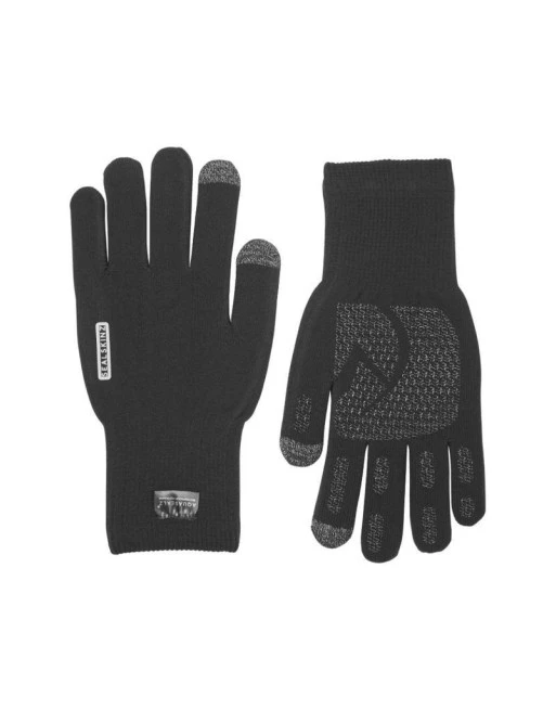 SealSkinz - ANMER, Waterproof All Weather, Knitted glove with grip, Black