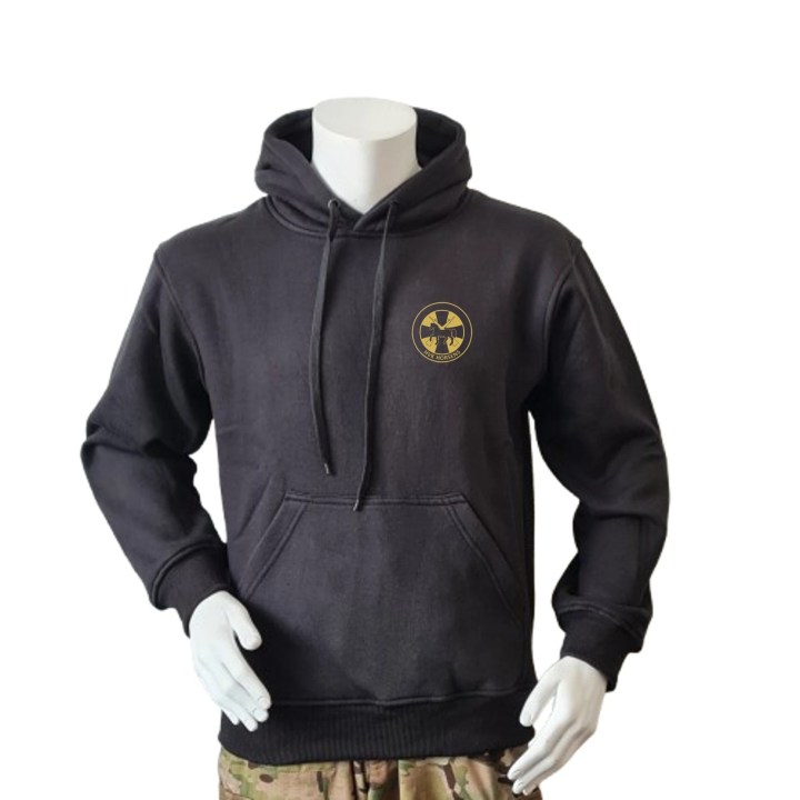 Lancer Hoodie, Sort med HVK Horsens, tryk på ryg