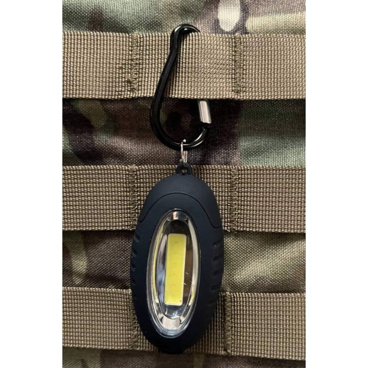 MIL-TEC - Minilygte med karabin og magnet
